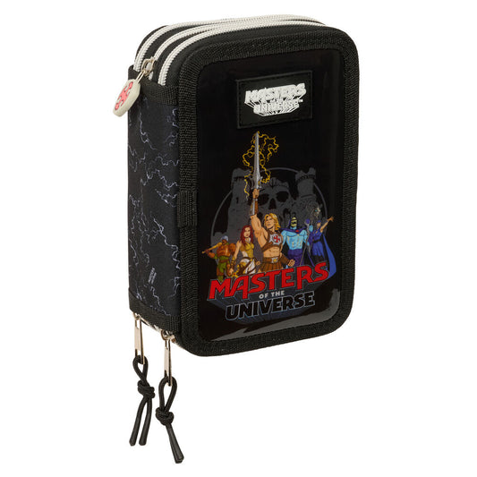 masters of the universe triple pencil case 37pcs