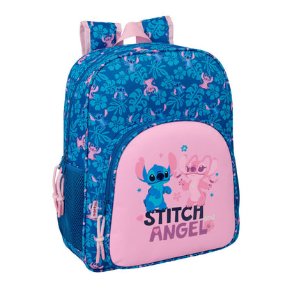 angel & stitch disney backpack 38cm adaptable
