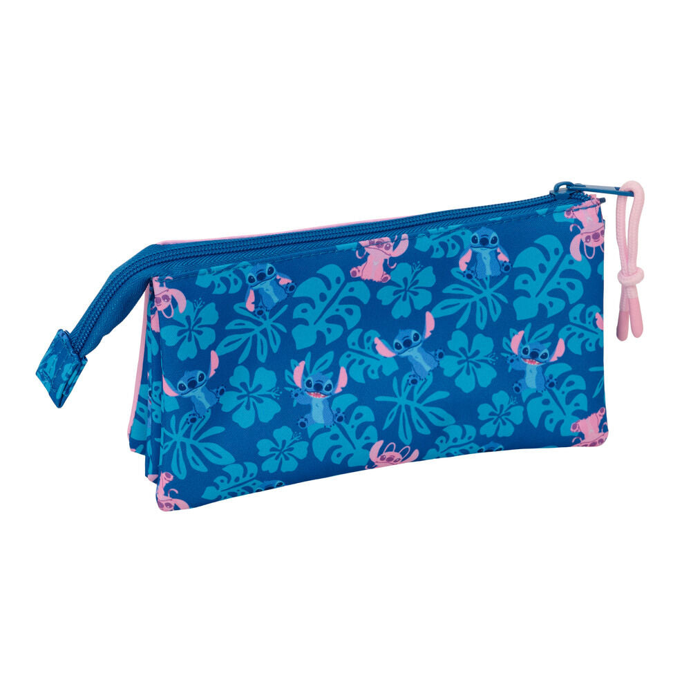 Angel & Stitch Disney triple pencil case