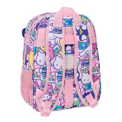 Mochila Hello Kitty & Friends 34cm ajustável
