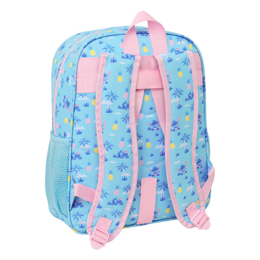 Mochila Disney Waves Stitch 38cm adaptável