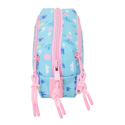 Waves Stitch Disney triple pencil case
