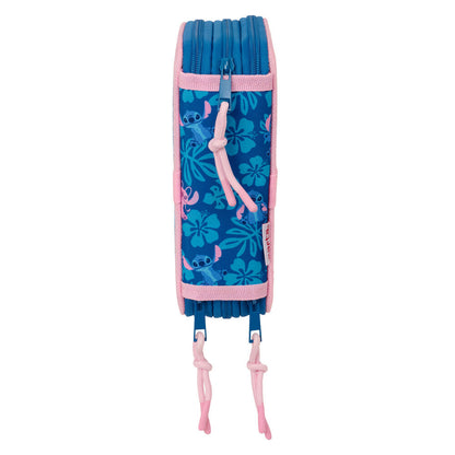 Trousse triple Angel & Stitch Disney 37 pièces