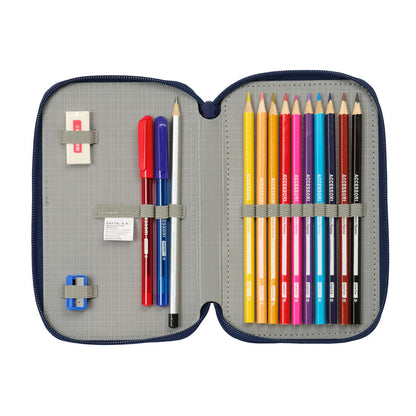 Estuche para lápices F.C. Barcelona 26/27 doble 29 piezas