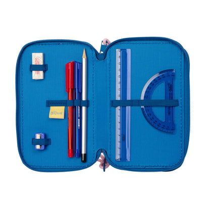 Trousse triple Angel & Stitch Disney 37 pièces