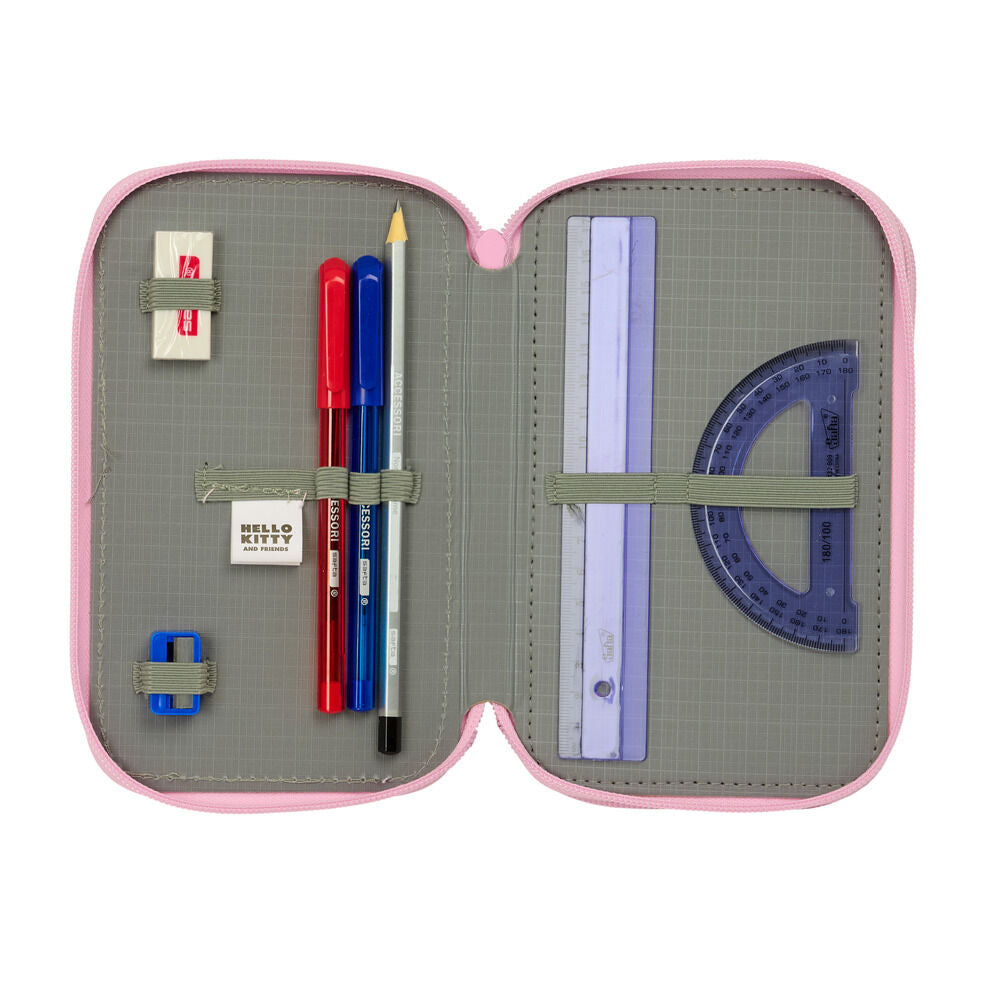 Trousse triple Hello Kitty & Friends 37 pièces