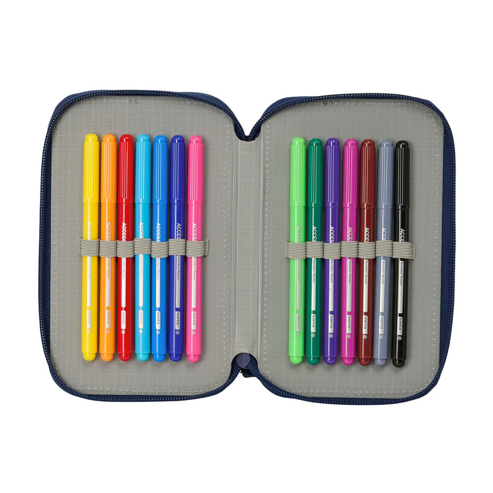 Estuche para lápices F.C. Barcelona 26/27 doble 29 piezas