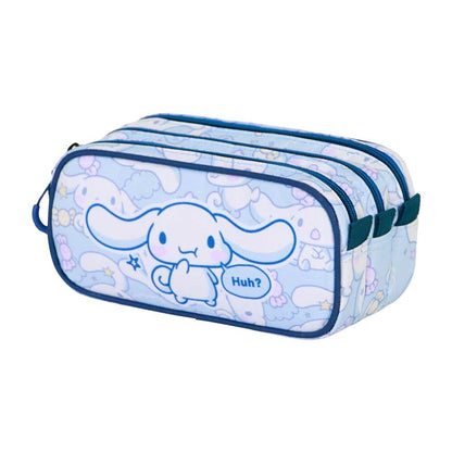 Cinnamoroll Hello Kitty triple pencil case