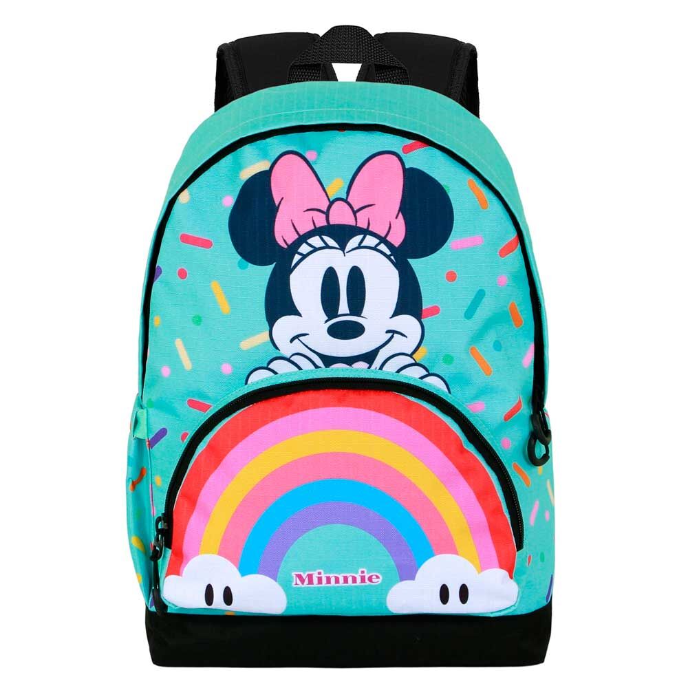 Mochila Disney Minnie Arco Íris 41cm