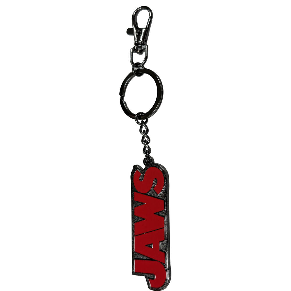 Jaws Shark Logo Metal Keychain