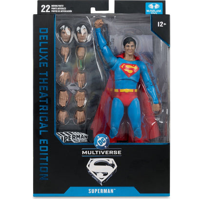 superman deluxe theatrical edition figure superman dc comics 19cm