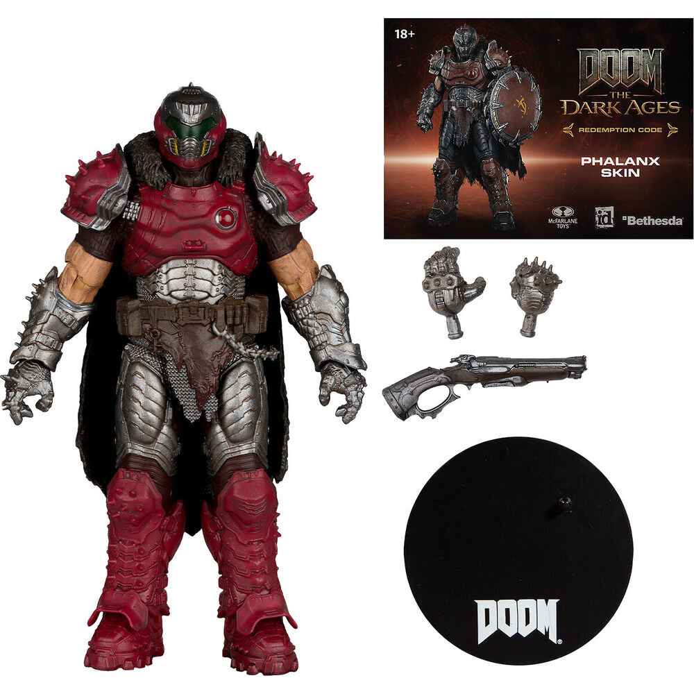 Action figure di Doom Slayer da DOOM: The Dark Ages 18 cm