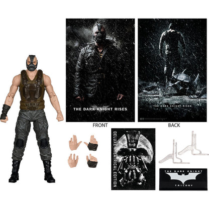 Figura Bane Deluxe Edição Cinematográfica Batman: O Cavaleiro das Trevas Ressurge DC Comics 19cm