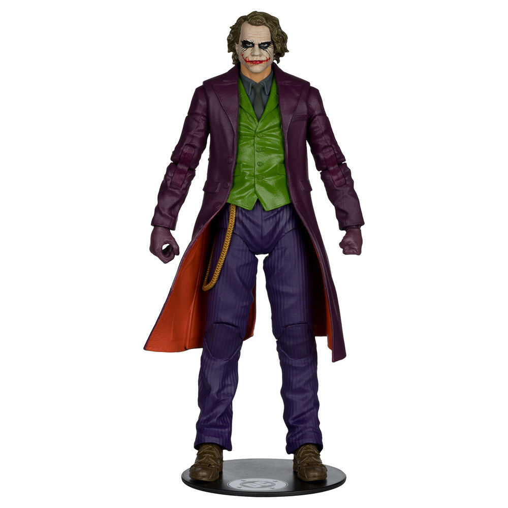 Figura do Coringa Edição de Luxo para Cinema Batman: O Cavaleiro das Trevas Ressurge DC Comics 18cm