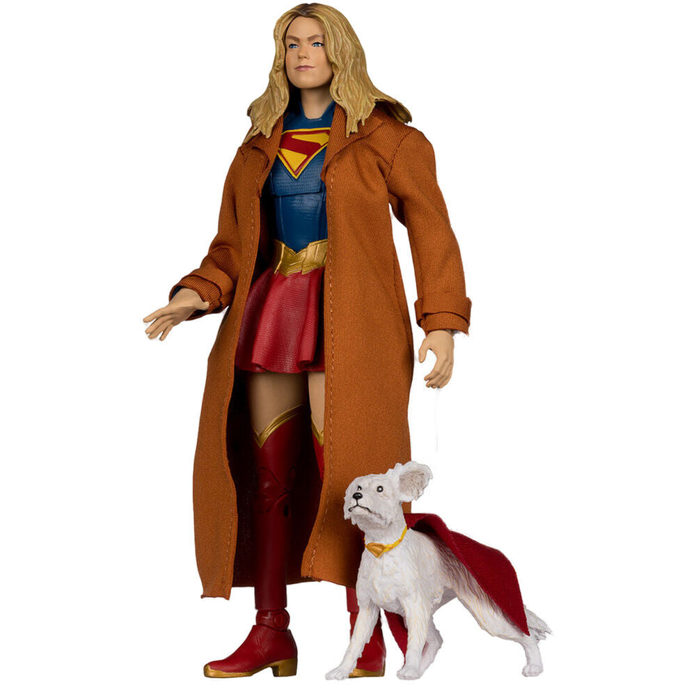 Supergirl & Kripto Gold Label Collection Deluxe Kinoedition Figur Supergirl DC Comics 18cm