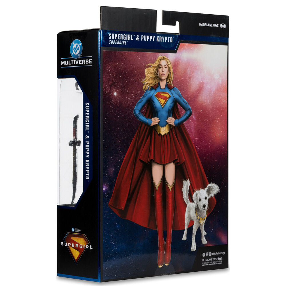 Figure Supergirl & Kripto Deluxe Theatrical Edition Supergirl DC Comics 18cm
