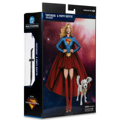 Figure Supergirl & Kripto Deluxe Theatrical Edition Supergirl DC Comics 18cm