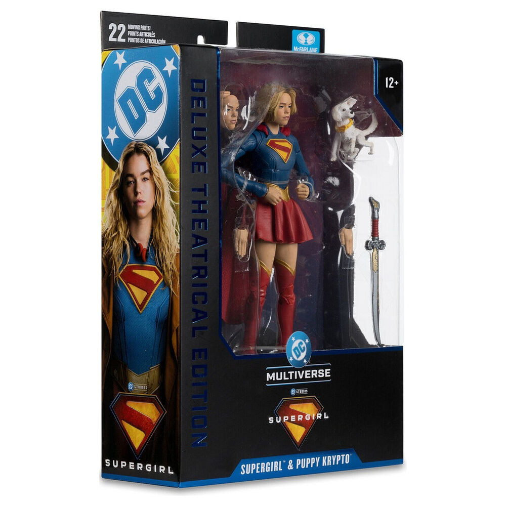 Figure Supergirl & Kripto Deluxe Theatrical Edition Supergirl DC Comics 18cm