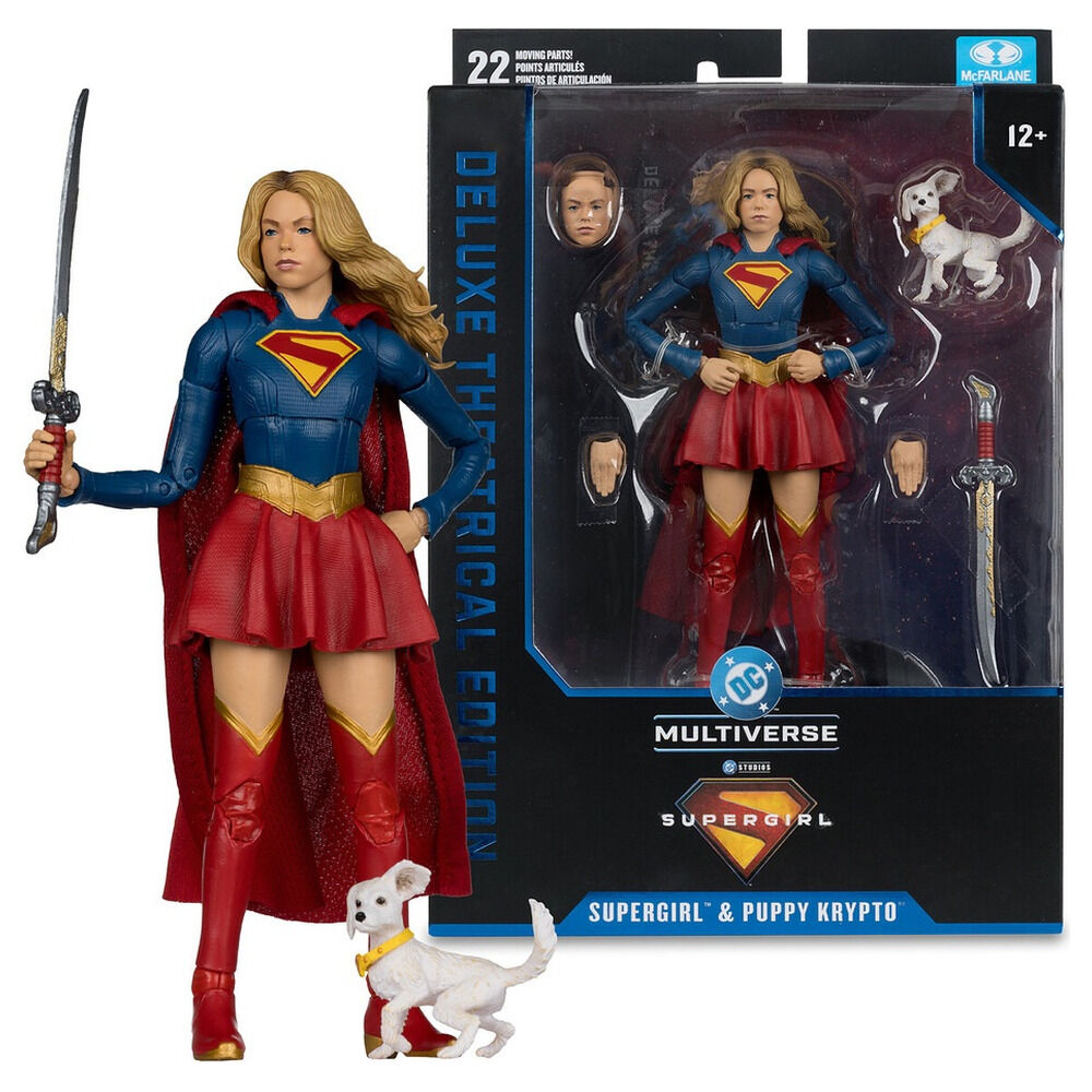 Figure Supergirl & Kripto Deluxe Theatrical Edition Supergirl DC Comics 18cm