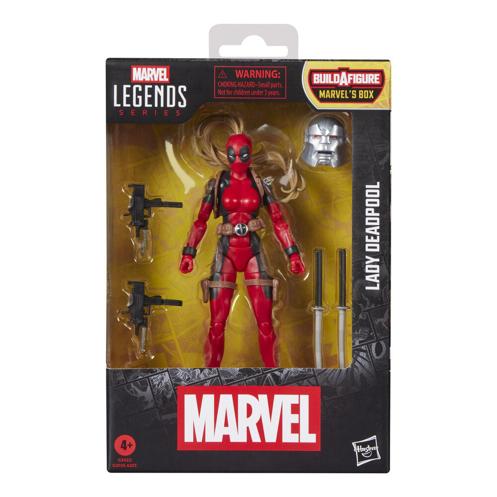 lady deadpool figure marvel legends series 15cm