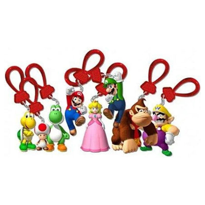 Conjunto Mystery Backpack Buddies Super Mario