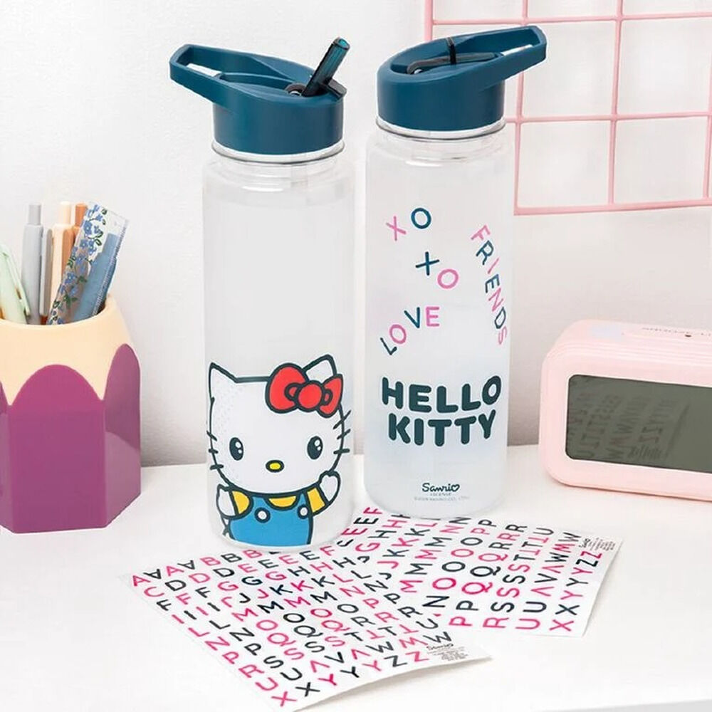 hello kitty sticker bottle 650ml