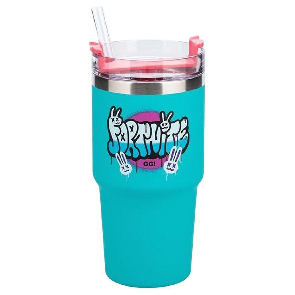 gamer fortnite thermal glass 600ml