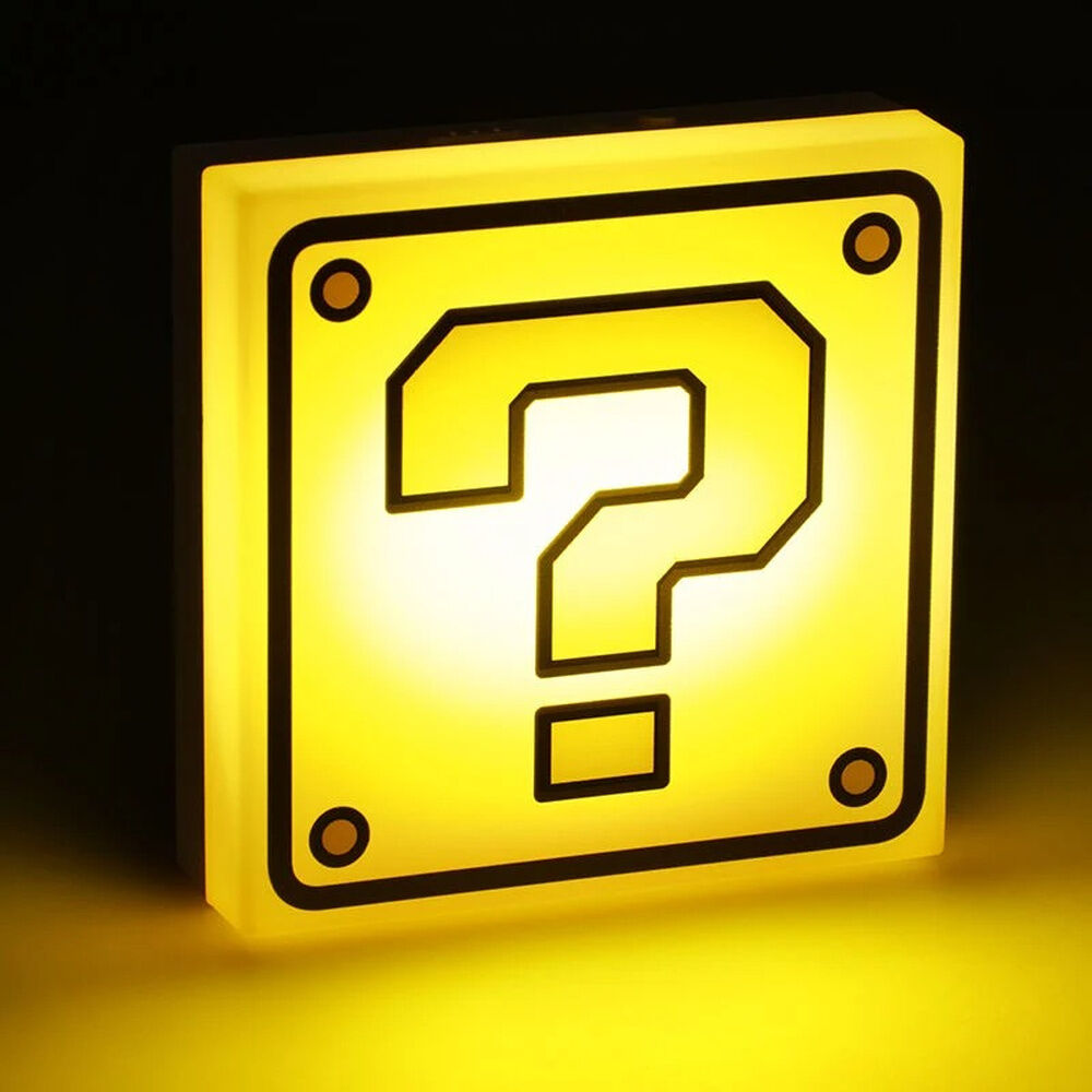 Question Block Super Mario Lamp