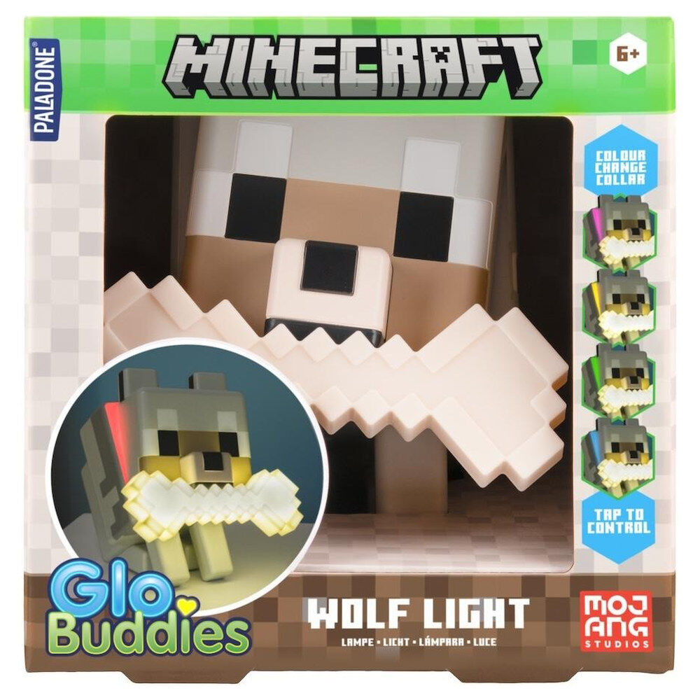 Lampe Minecraft Wolf GloBuddies
