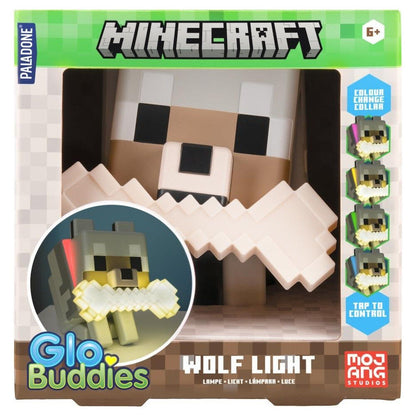 Lampe Minecraft Wolf GloBuddies