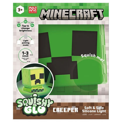 Lampe en silicone Creeper SquishyGlo Minecraft