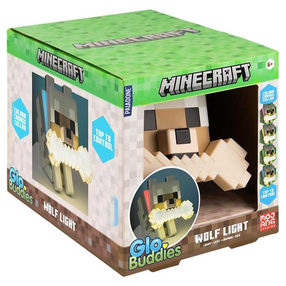 Lampe Minecraft Wolf GloBuddies