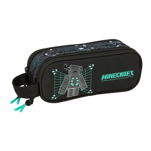screen minecraft double pencil case