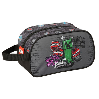 graffiti minecraft adaptable toiletry bag
