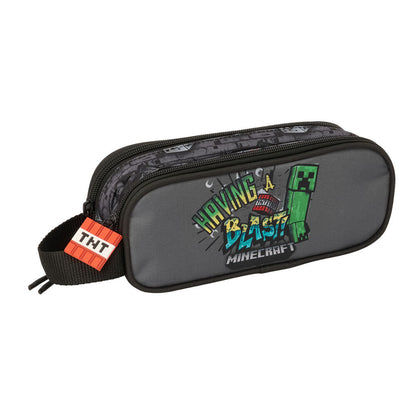 graffiti minecraft double pencil case