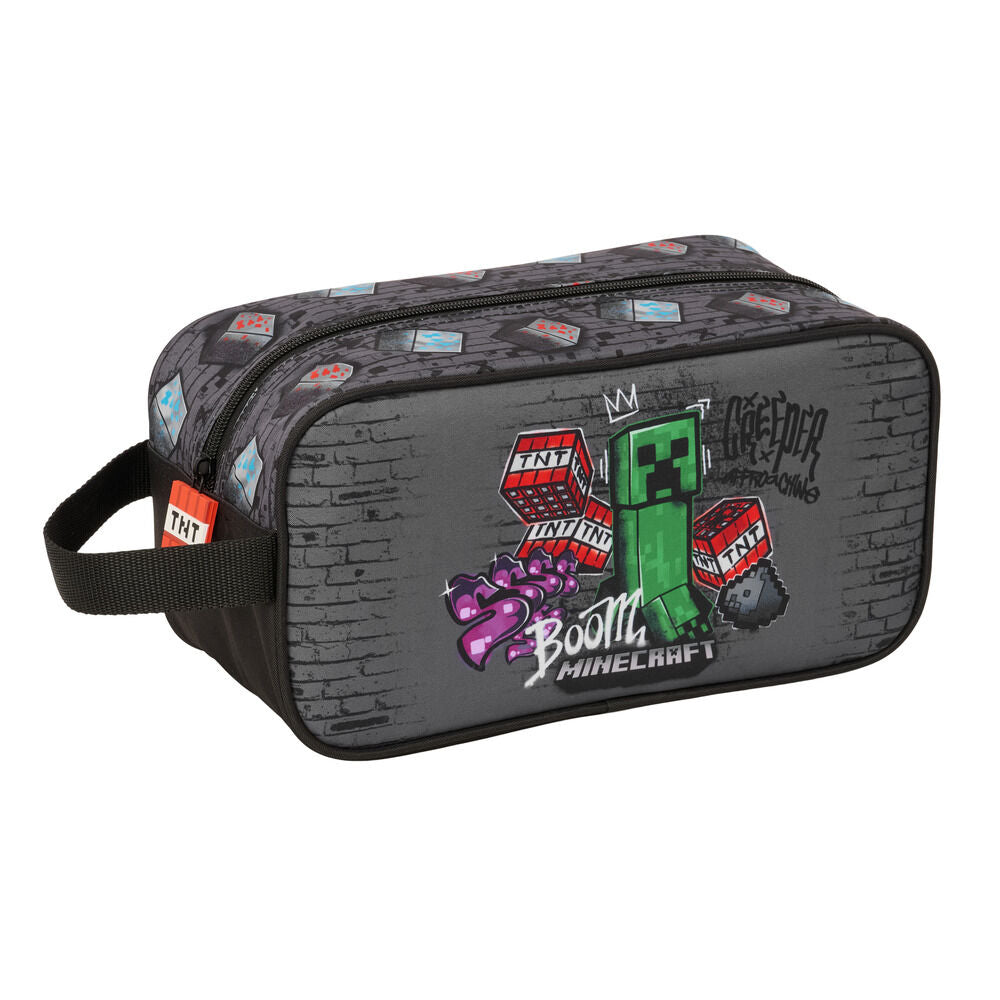 minecraft graffiti shoe rack