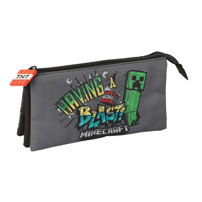 Graffiti Minecraft triple pencil case