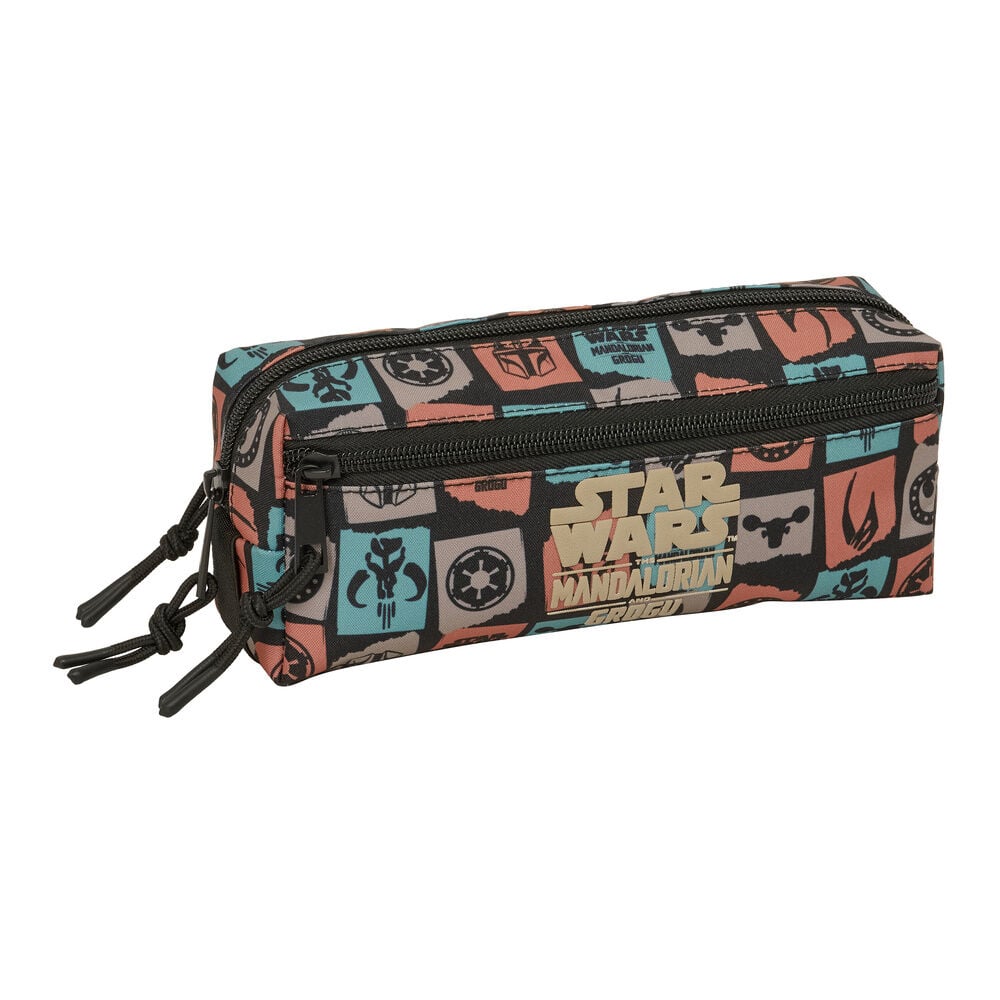 Mandalorian & Grogu Star Wars triple pencil case