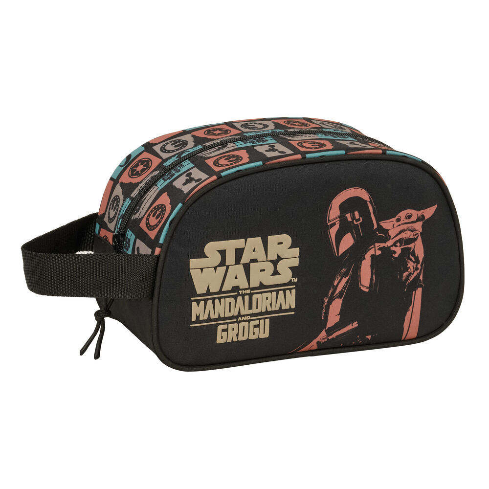 mandalorian & grogu star wars adaptable toiletry bag