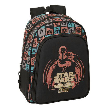 mandalorian & grogu star wars backpack 33cm adaptable