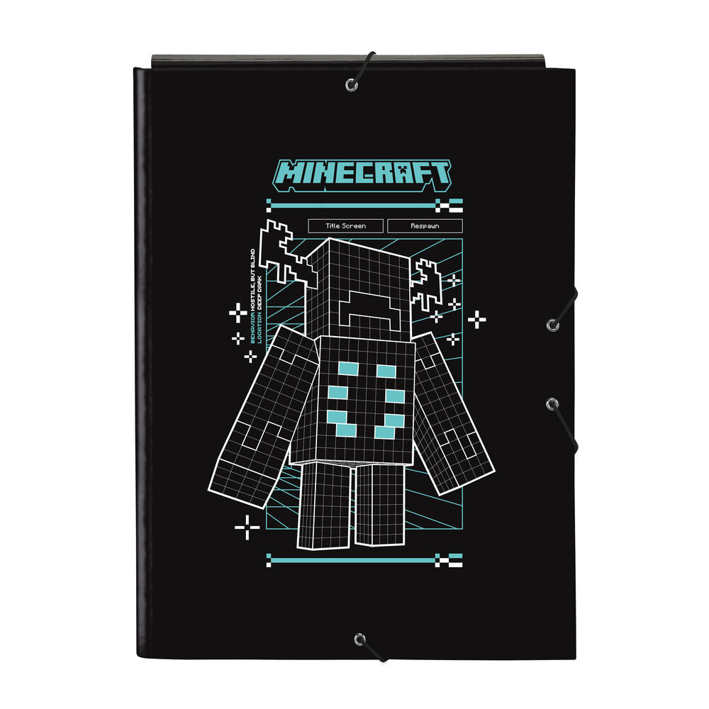 a4 folder with flaps  minecraft screen