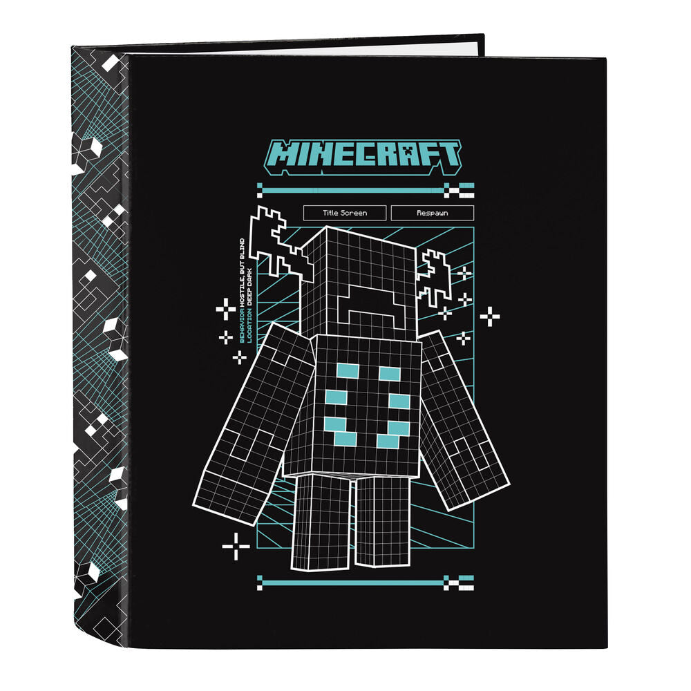 A4 ring binder Screen Minecraft