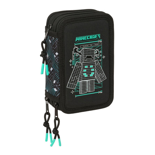 screen minecraft pencil case triple 37pcs
