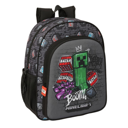 graffiti minecraft backpack 38cm adaptable
