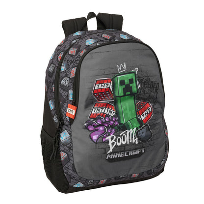 graffiti minecraft backpack 44cm adaptable