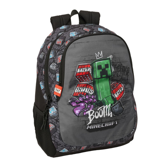 graffiti minecraft backpack 44cm adaptable