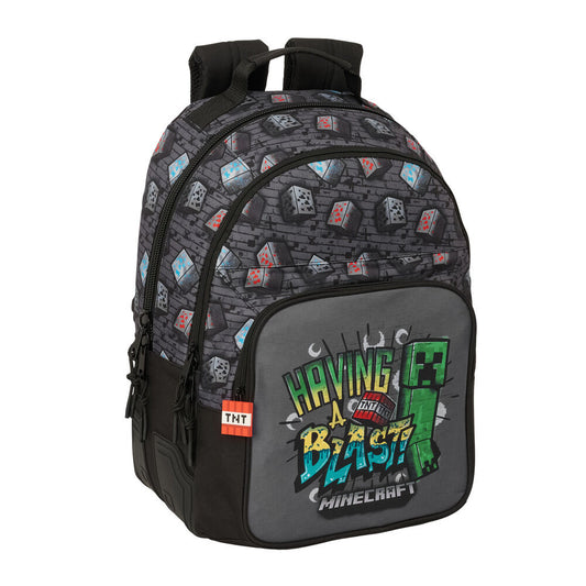 graffiti minecraft backpack 42cm adaptable