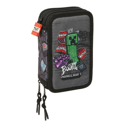 graffiti minecraft pencil case triple 37pcs