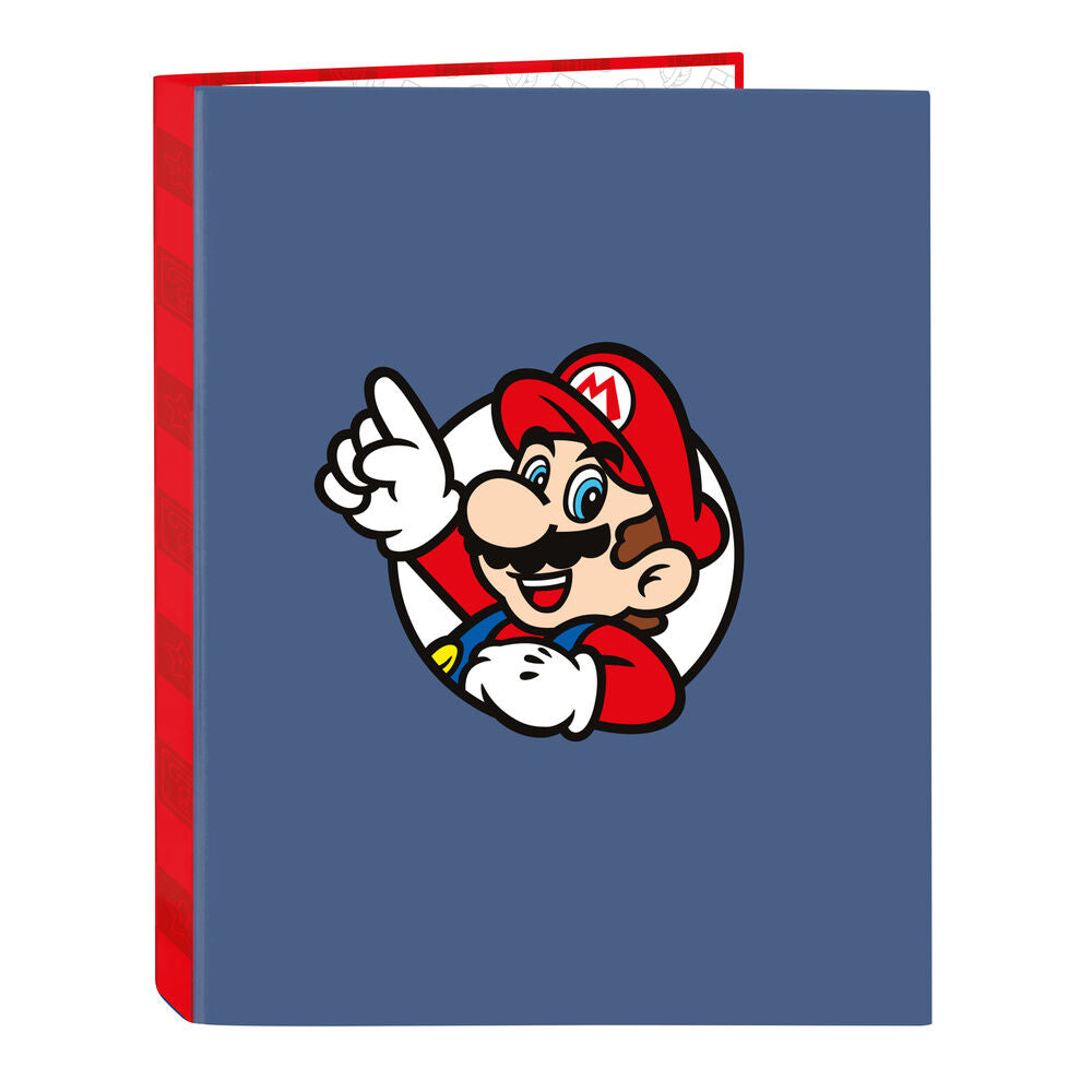 super mario a4 ring binder