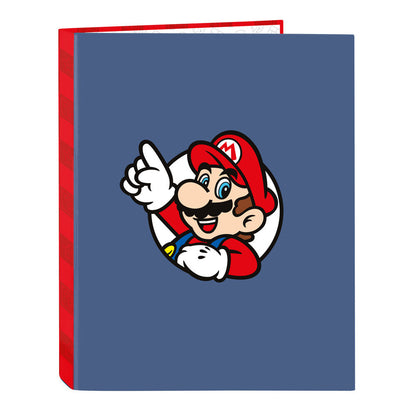 super mario a4 ring binder